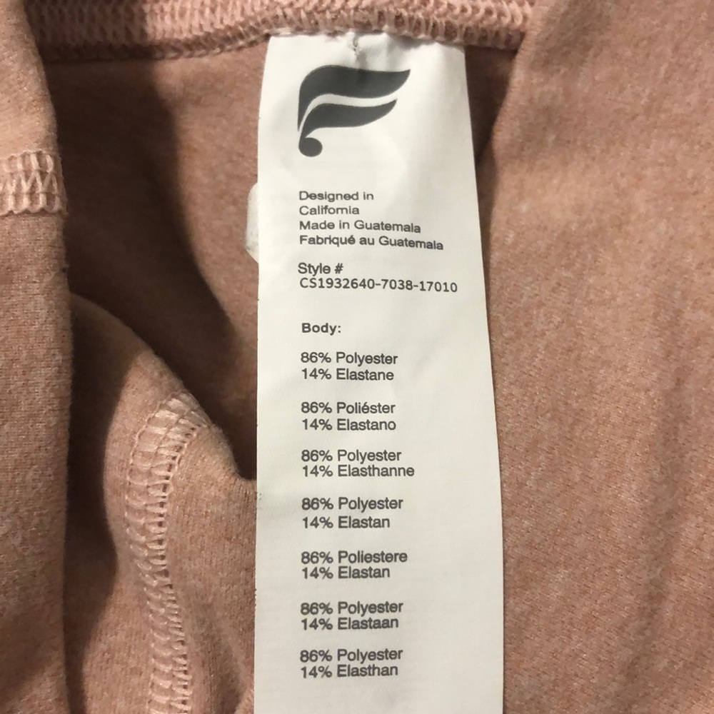 FABLETICS Blush Pink Women’s Athletic Leggings NWOT - Picture 2 of 8